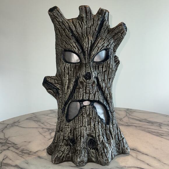 2ft Halloween Tree Haunted Woods Sounds Laugh Color Change Lights Blow Mold Lamp - Picture 9 of 16